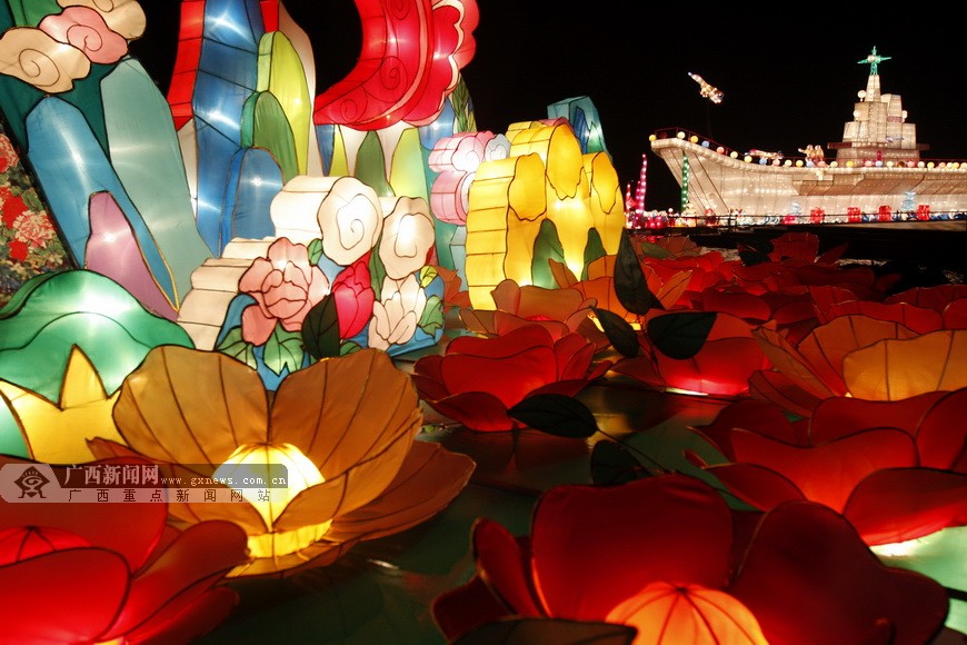 南宁五象湖灯展流光溢彩元宵赏灯享情人节日浪漫419
