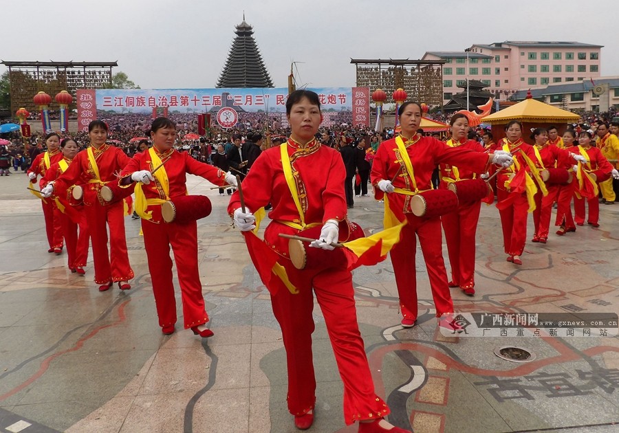 三江侗族自治县古宜镇举办第十三届传统花炮节19