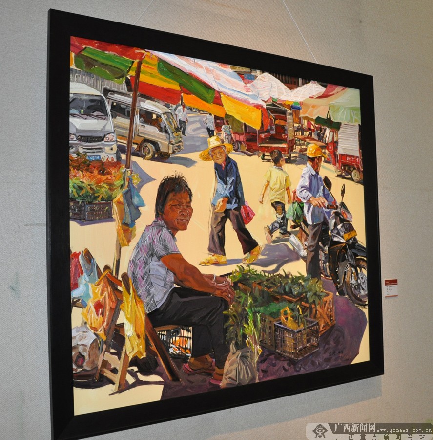 广西首次举办人物画创作作品展览 市民可免费观展(1/10)