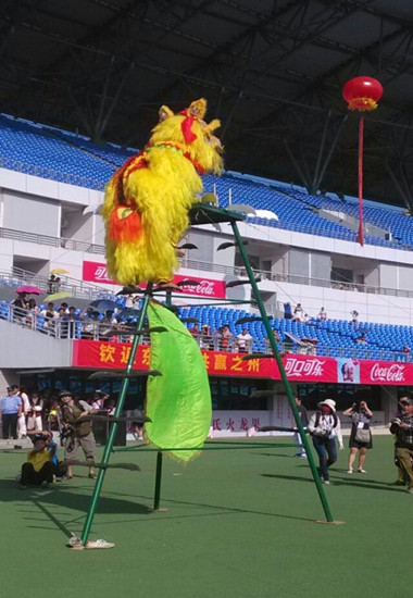 2014中国-东盟(钦州)狮王争霸赛开幕(组图)