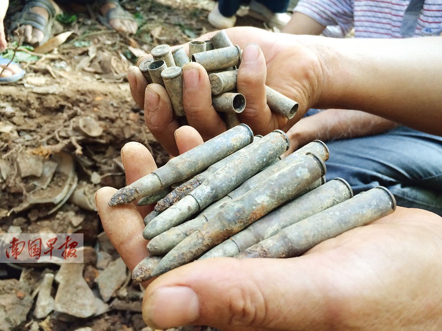 "七日会议"旧址出土128颗子弹 武装斗争历史见证