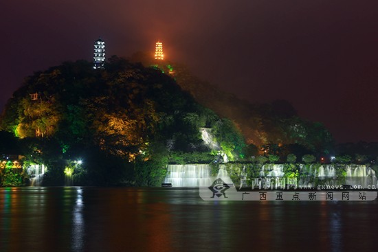 柳州夜景金沙角图片