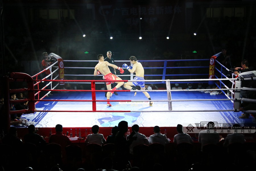 中国·东盟大地英雄汇国际自由搏击赛首轮开打 (15/17)