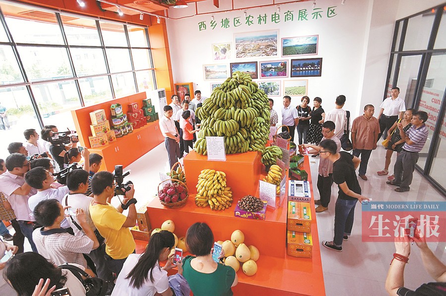 南宁农村电商服务点进村 改变农民增产不增收现象 (2)