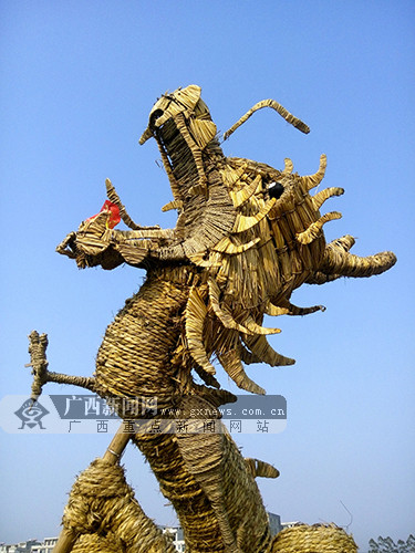 宾阳:农田草根艺术栩栩如生(图)