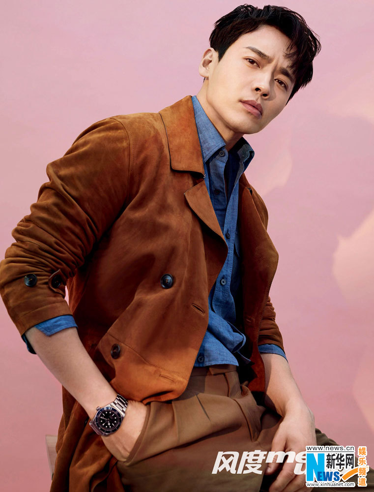 高云翔登封面 不羁硬汉演绎粉色甜蜜
