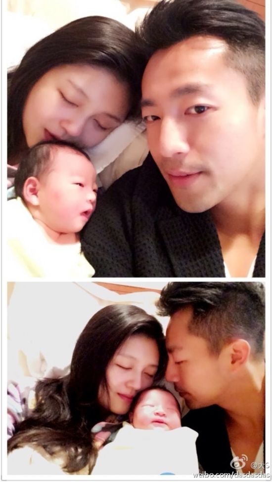 贾静雯三胎女儿出生 看明星宝宝第一张照片谁最萌