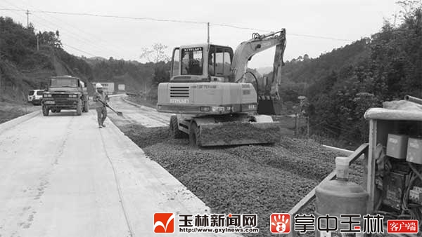 贵港木格至博白水鸣公路建设加速 预计年内验收