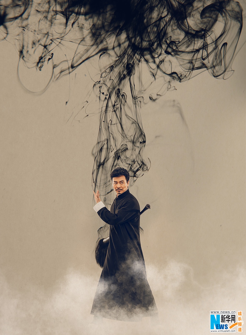 吴樾新写真独创"武书"演绎两大国粹 (11)