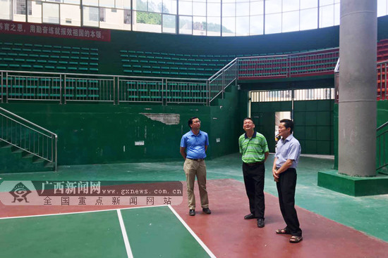 梧州市迎来自治区体育局青少处处长韦建勋调研|手机广西网