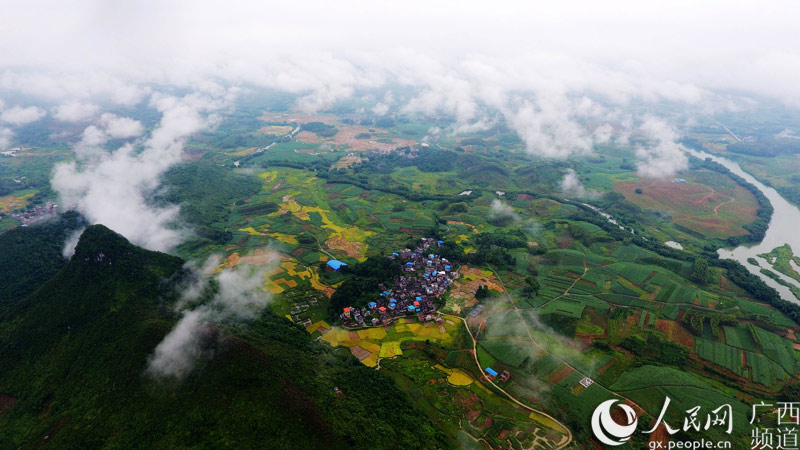 打翻"调色盘"的仫佬山乡|手机广西网