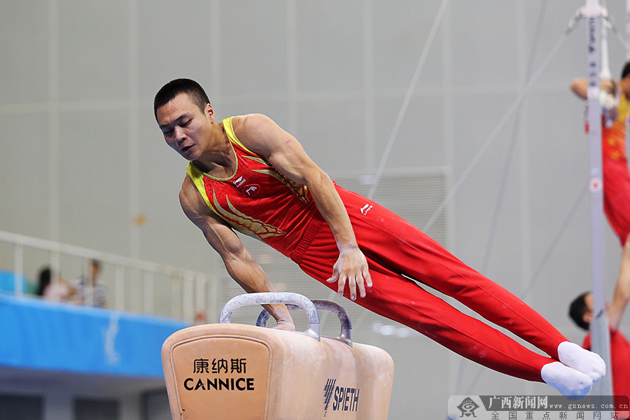 高清广西体操男团全运会收获第五名112