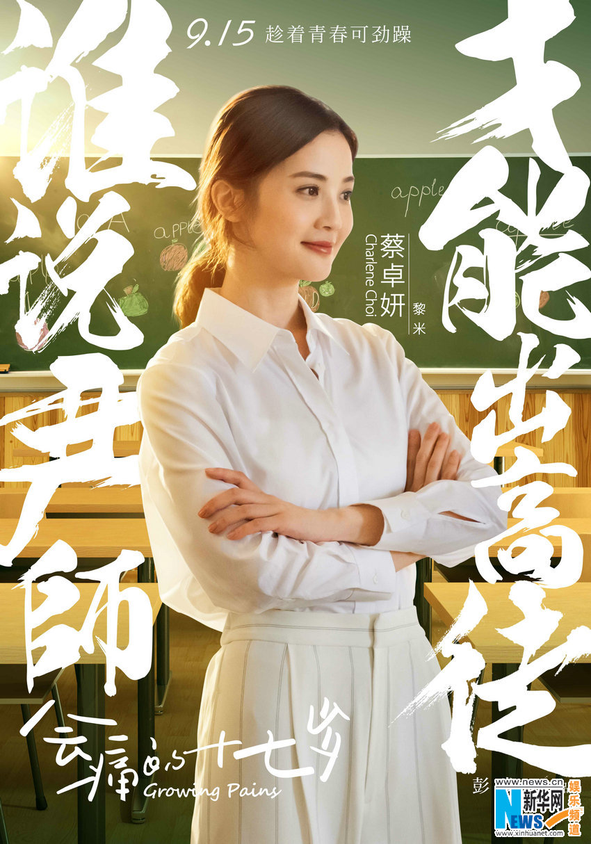 《会痛的十七岁》曝角色海报 胡夏徐娇组合 (2)