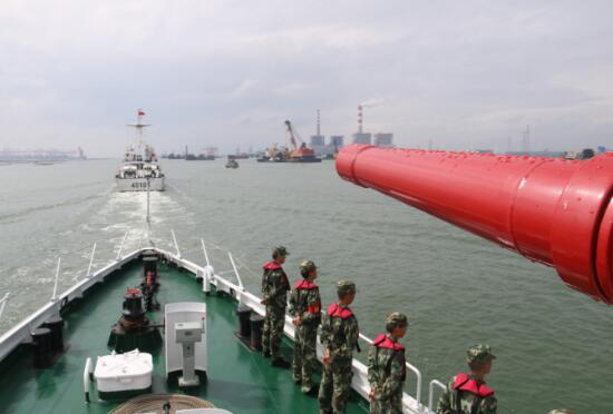 广西海警三支队举行党的十九大安保誓师大会