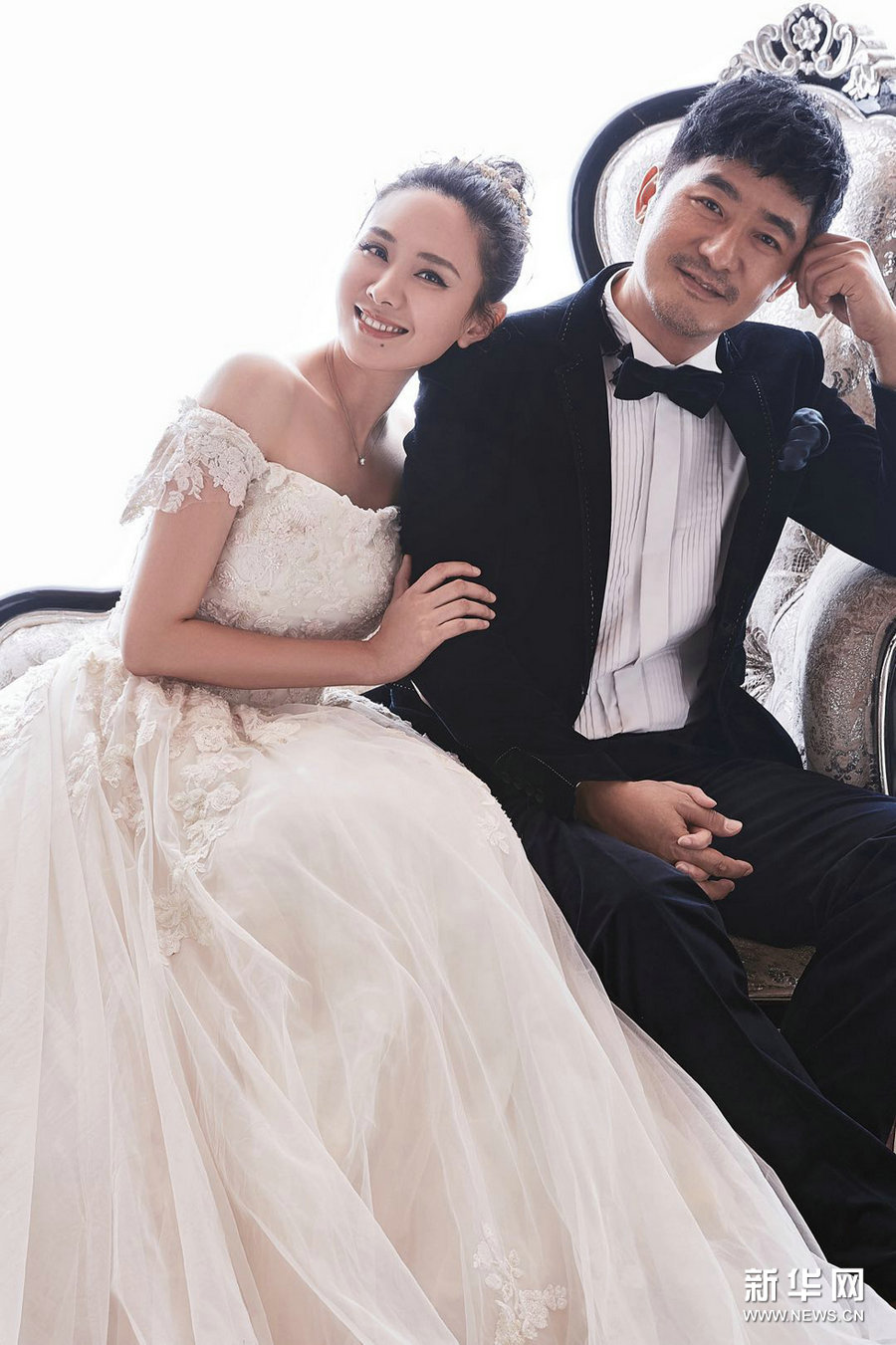 郭晓东程莉莎结婚十年再曝婚纱照 (3)