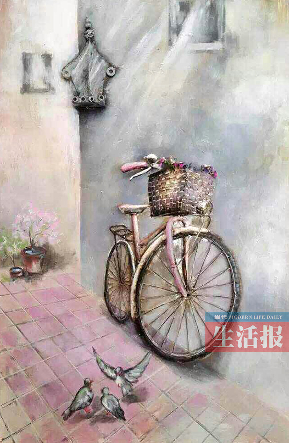 广西铁皮画达人:制作铁皮画 很神奇很好玩(组图)
