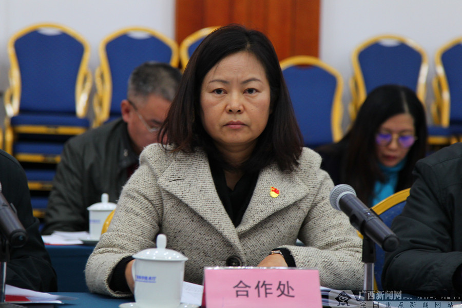 自治区科技厅国际与区域科技合作化处处长陈丹发言-广西新闻网