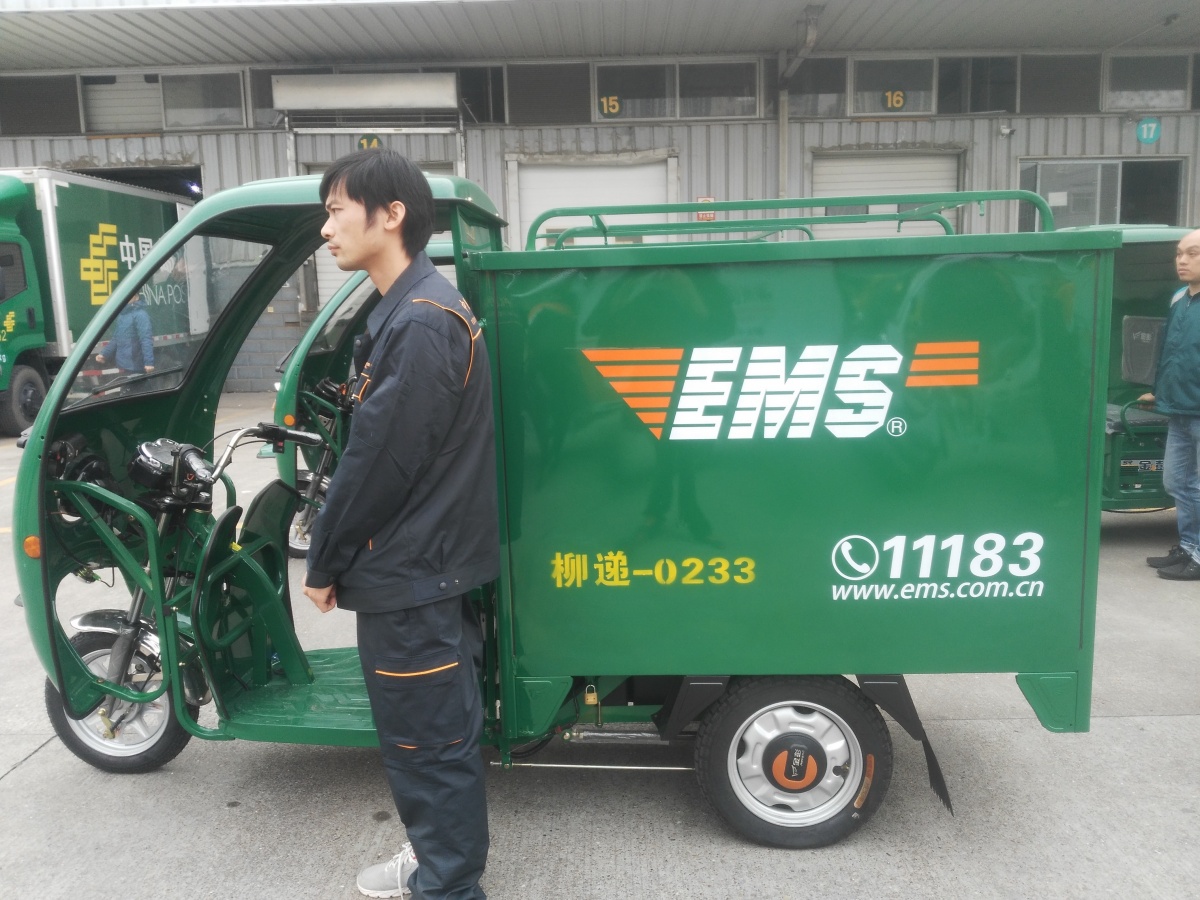 柳州快递专用三轮车有"身份证"(图)