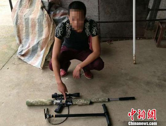 河南济源警方打掉一网络贩枪案 抓获嫌疑人56人