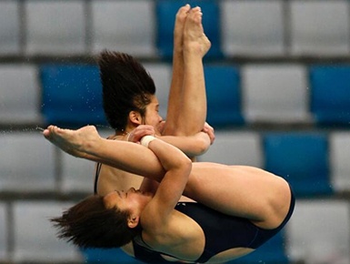 世界跳水系列赛北京站 女双十米台朝鲜选手获第四