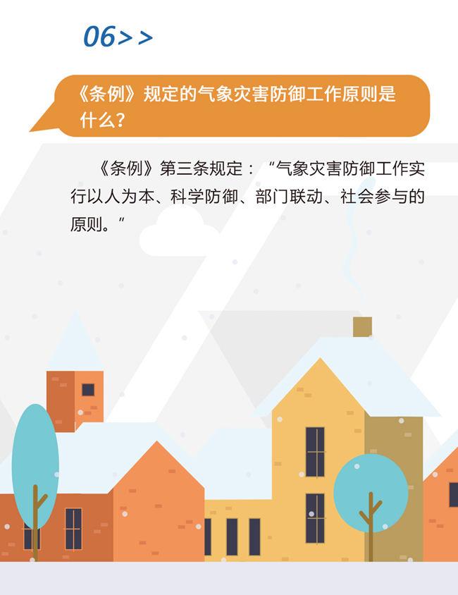 气象灾害防御条例问答