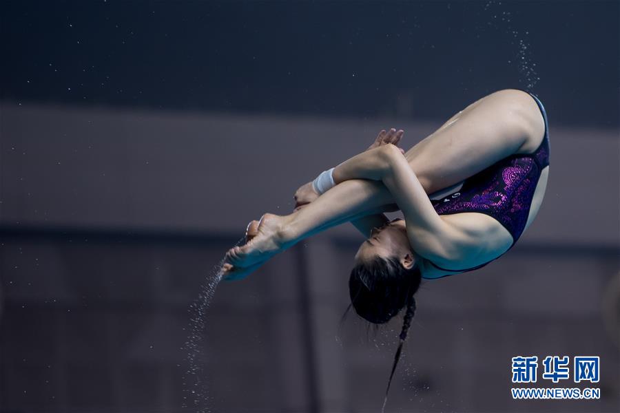(体育)(3)跳水——世界杯:王涵获女子三米跳板亚军