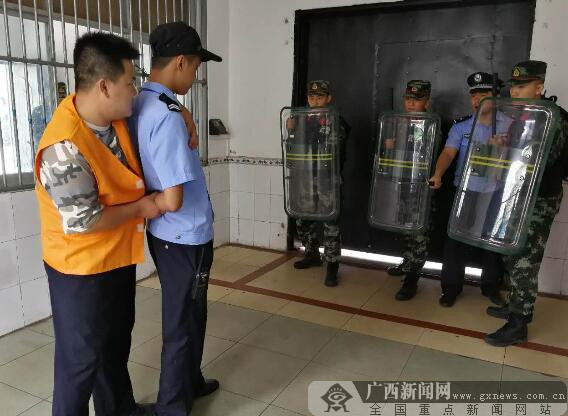 上思看守所开展应急演练 提高民警应对突发能力-广西新闻网