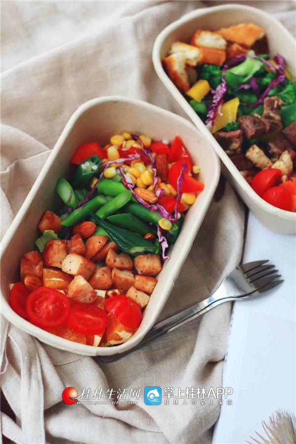 沙拉代餐今夏爆红,桂林外卖刮起"轻食旋风"