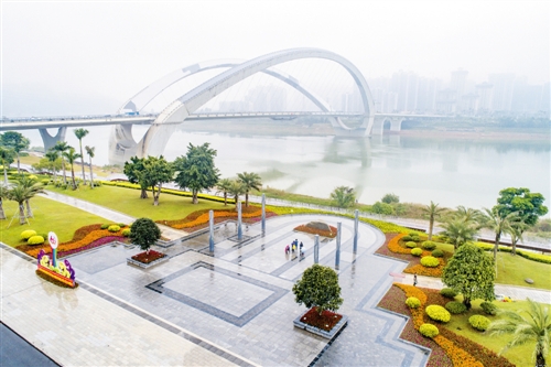 邕江下闸蓄水让母亲河更美丽