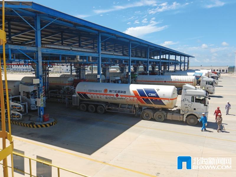 221辆!北海lng接收站槽车充装创纪录