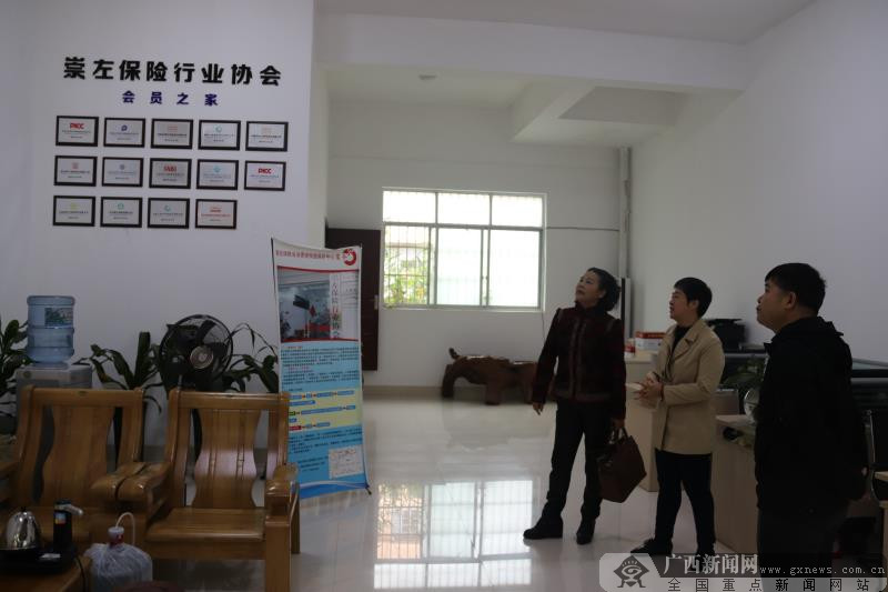 崇左银保监分局慰问崇左保险行业协会