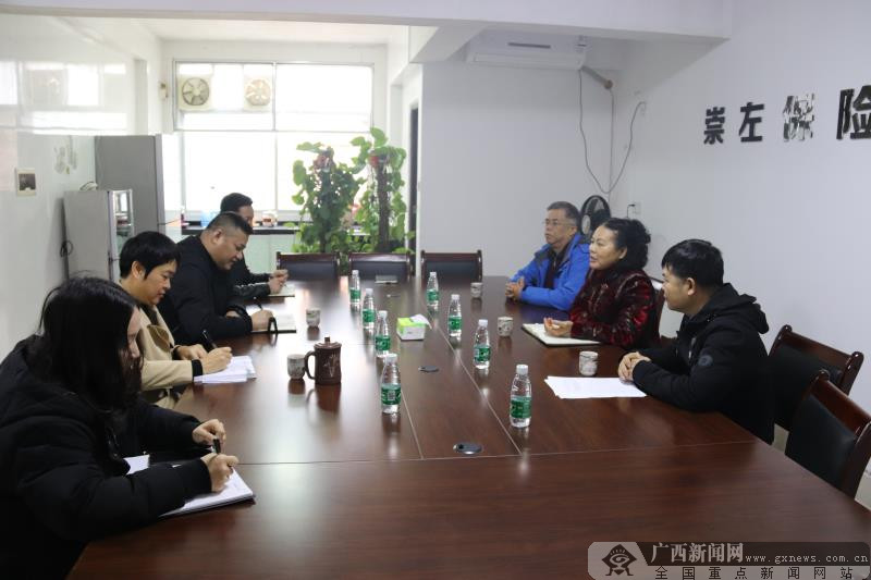 崇左银保监分局慰问崇左保险行业协会