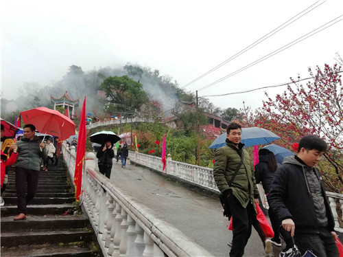 2月23日,农历正月十九,是贺州市平桂区黄田镇水岩坝大庙山庙会.