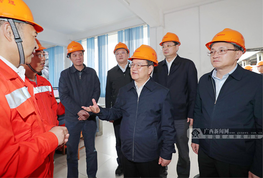 党委书记,自治区人大常委会主任鹿心社深入来宾市武宣县,象州县和金秀