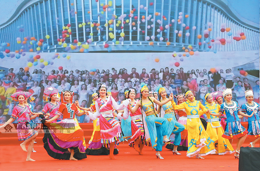 八桂大地多彩民俗放异彩 桂风壮韵醉宾客(组图)-广西新闻图集