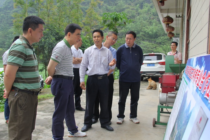 南宁市人大常委会副主任刘雄到马山县深度贫困村进行走访调研