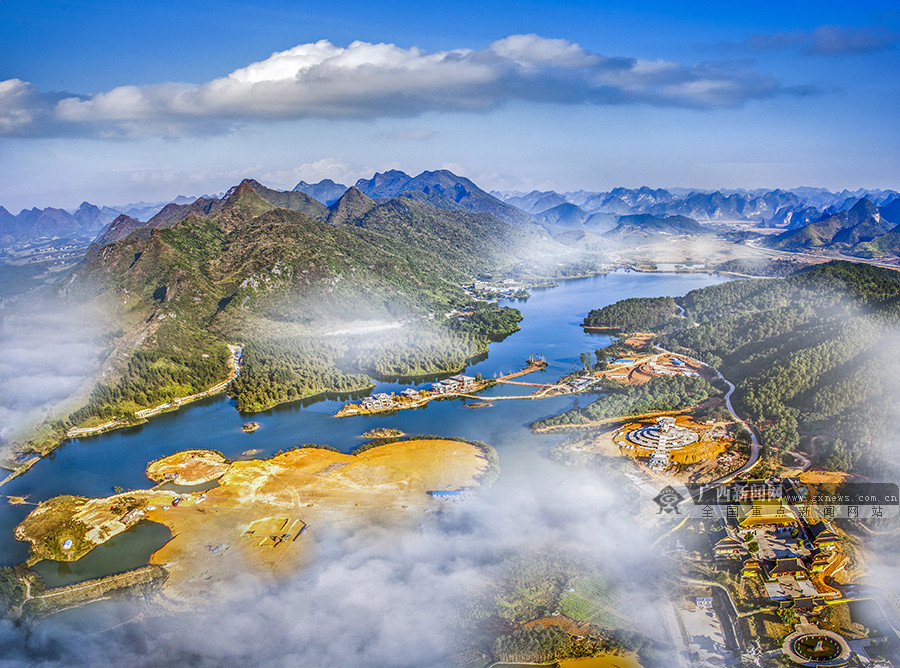上林金莲湖景区.上林县委宣传部供图