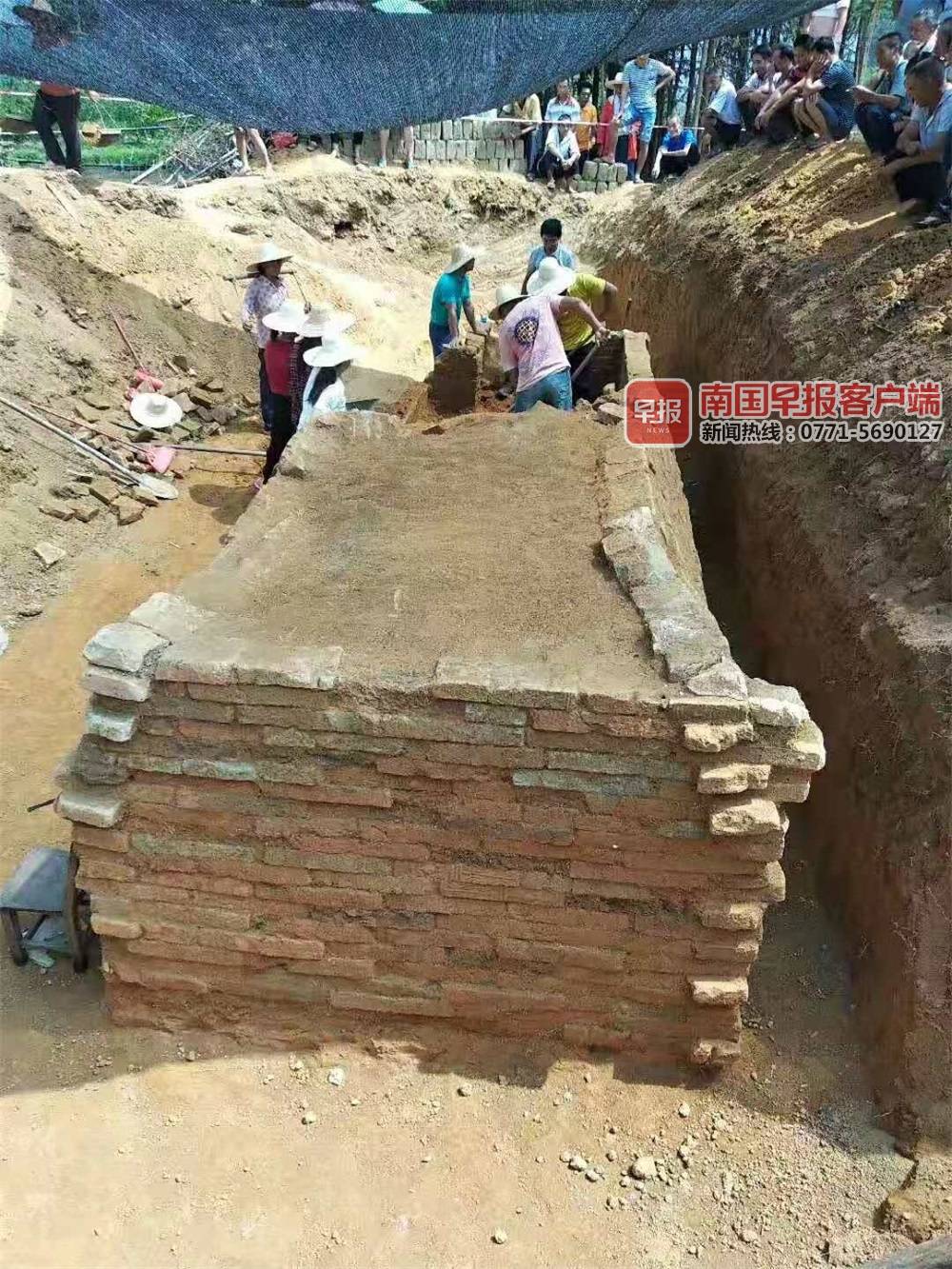 贺州发现一座1700多年前两晋时期古墓 已被盗空-广西新闻网