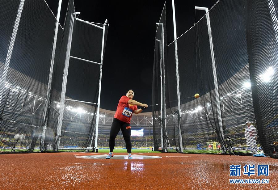 女子链球:王峥夺金