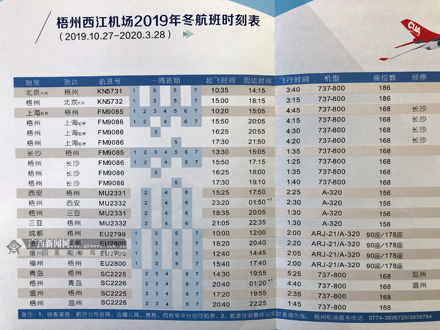 由成都航空公司执飞的航班在梧州西江机场平稳着陆,这标志着成都