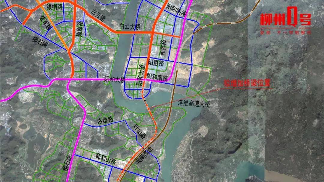 图为市自然资源和规划局提供的第26座跨江大桥选址规划图