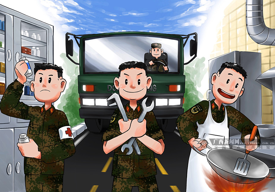 新桂漫画漫说兵事列兵初长成组图312