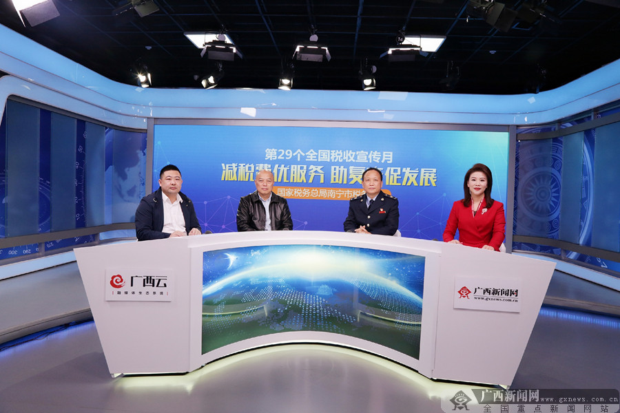 图为访谈现场.广西新闻网记者 林亮 摄