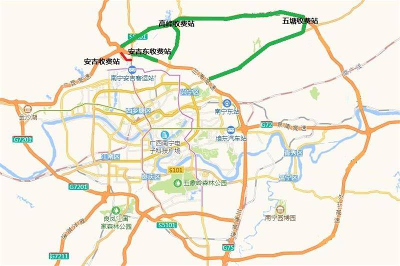 贺州南乡高速路示意图图片