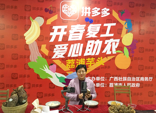 火爆!荔浦市长拼多多直播助农 超百万人围观