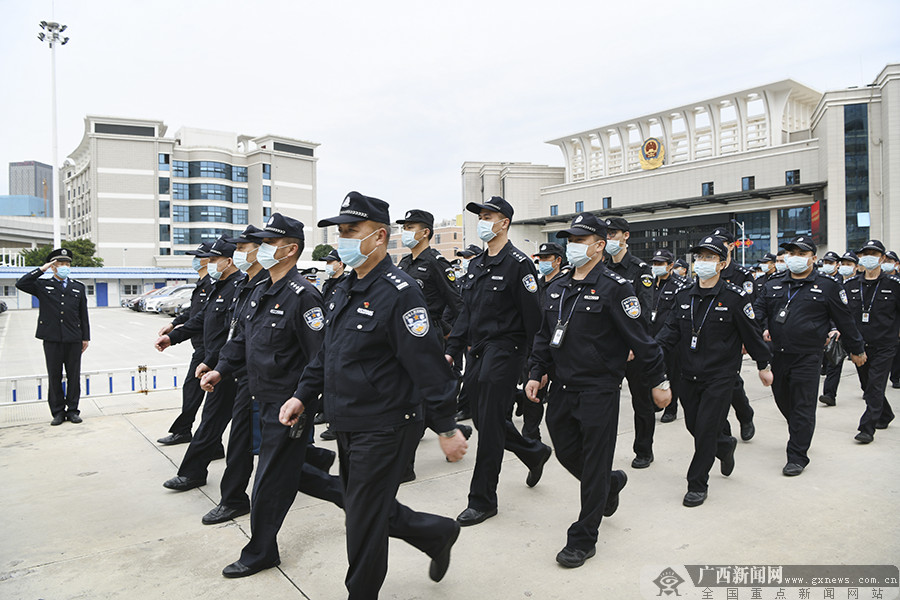 广西未成年犯管教所第三,第四批封闭执勤警察隔离换防