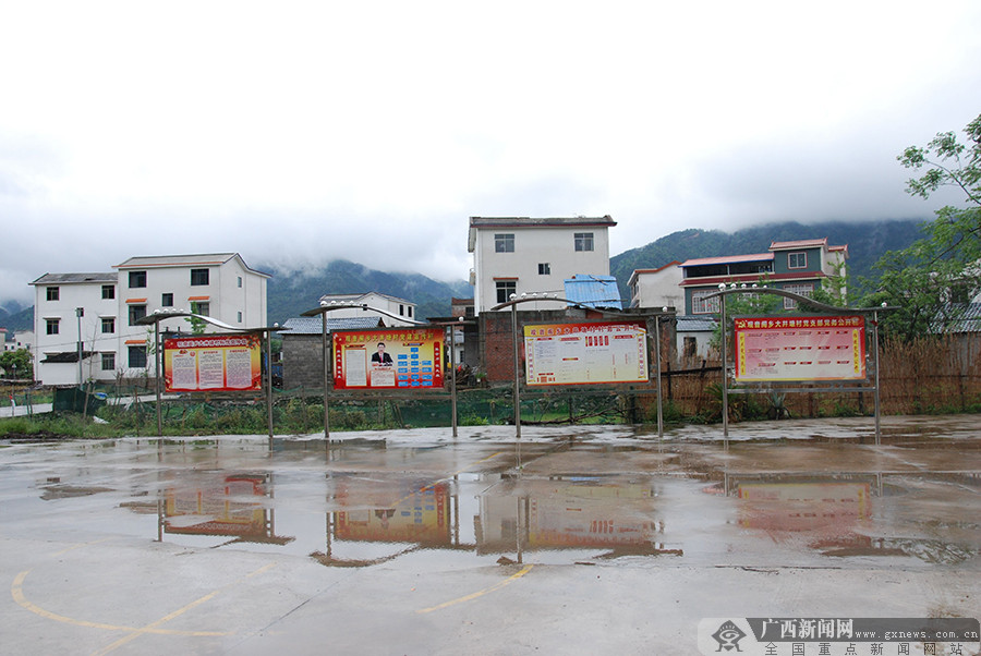 灌阳县观音阁乡大井塘村宣传阵地及党务,村务公开栏