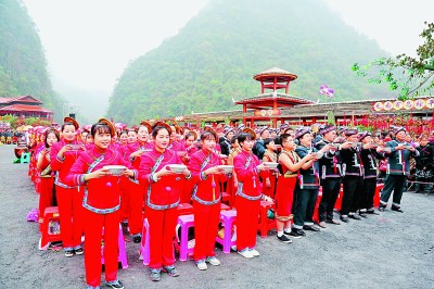 环江美女山歌图片