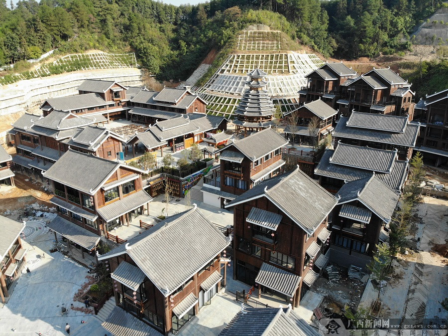 中国月也侗寨风光.广西旅发集团供图