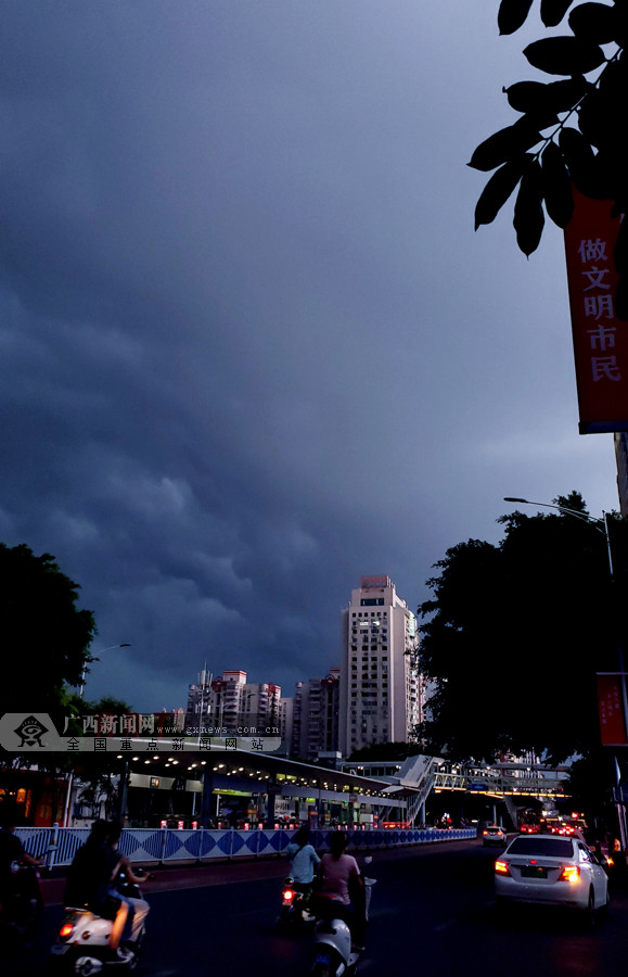 南宁发布雷电橙色预警!城区出现雷电强降水天气 (11/11)